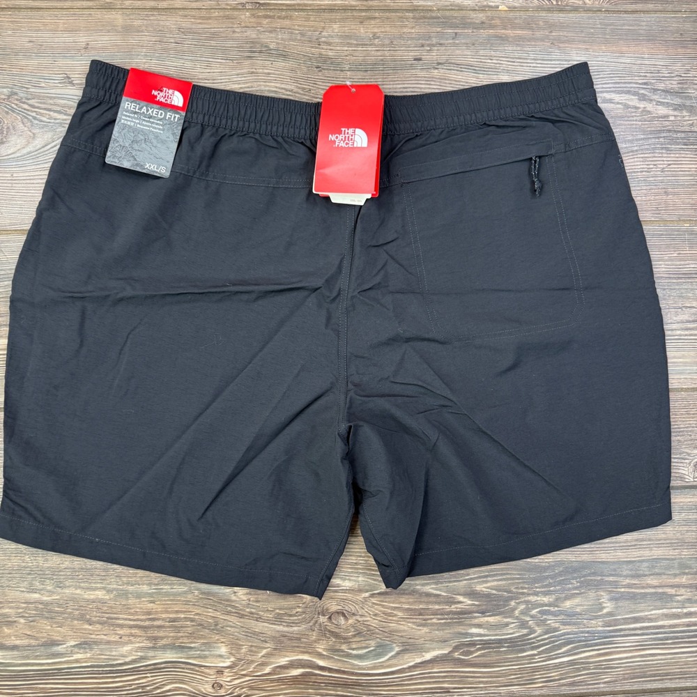 The North Face Mens XXL Adventure Shorts Black FlashDry Relaxed Fit New - Picture 7 of 8
